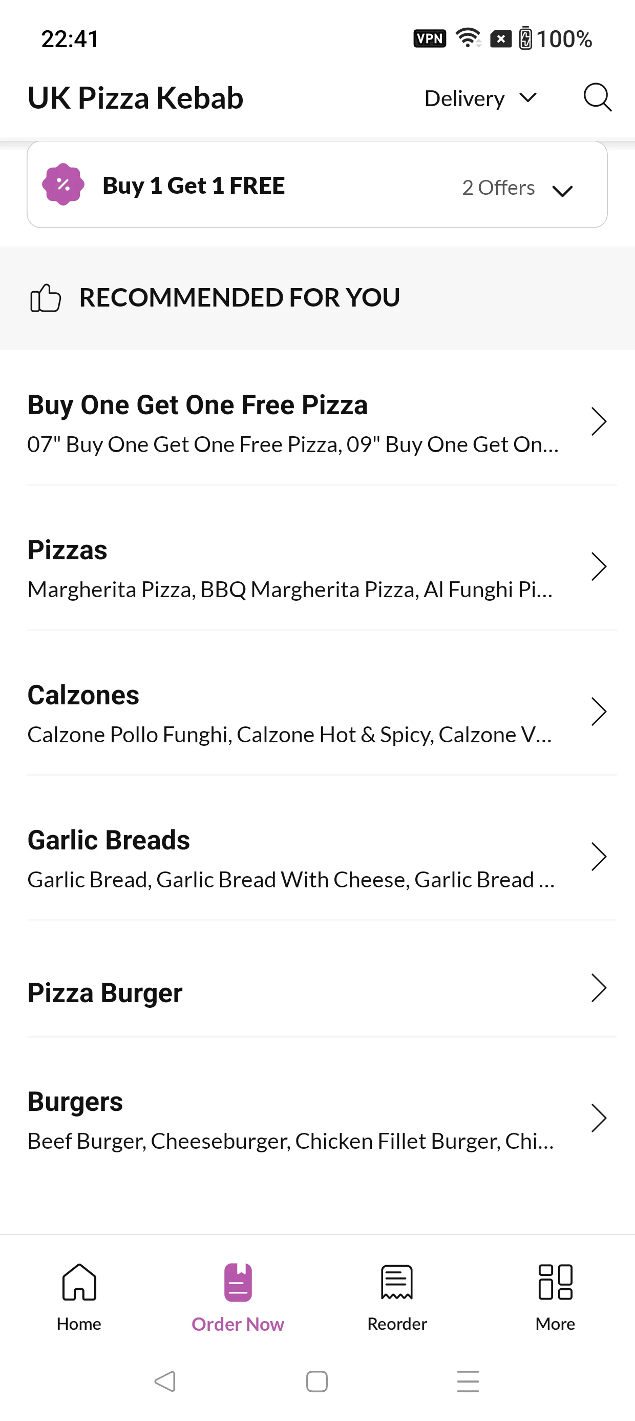 UK Pizza Kebab screenshot