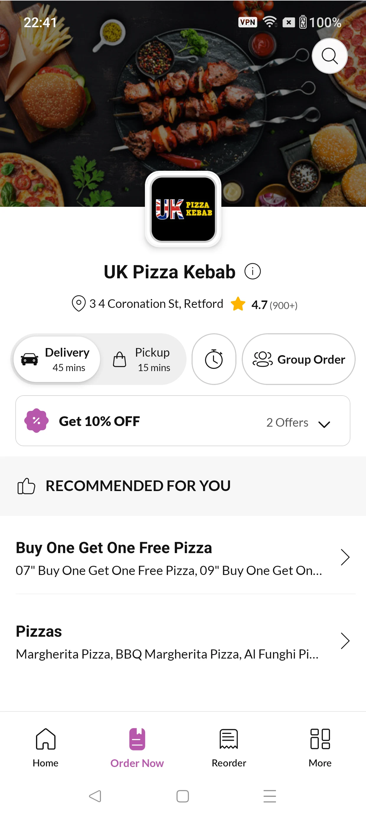 UK Pizza Kebab screenshot